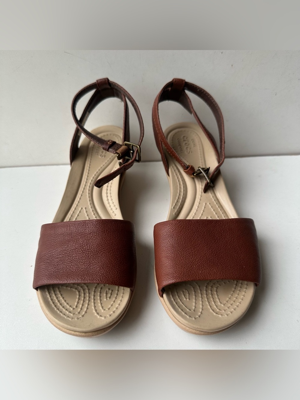Crocs Brooklyn Ankle Strap Women’s Platform Heels Size:W6
